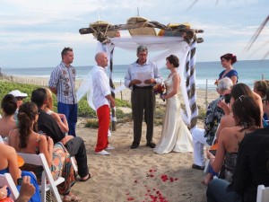 Kylie and Dave's fun surf wedding