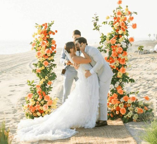 Wedding venue on the beach in Baja California at Villa Santa Cruz Resort, Todos Santos